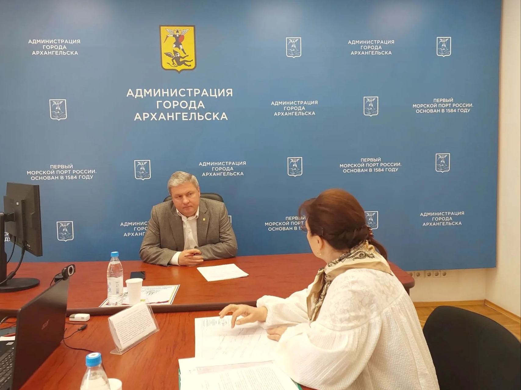 Глава Архангельска Дмитрий Морев провел личный прием граждан.